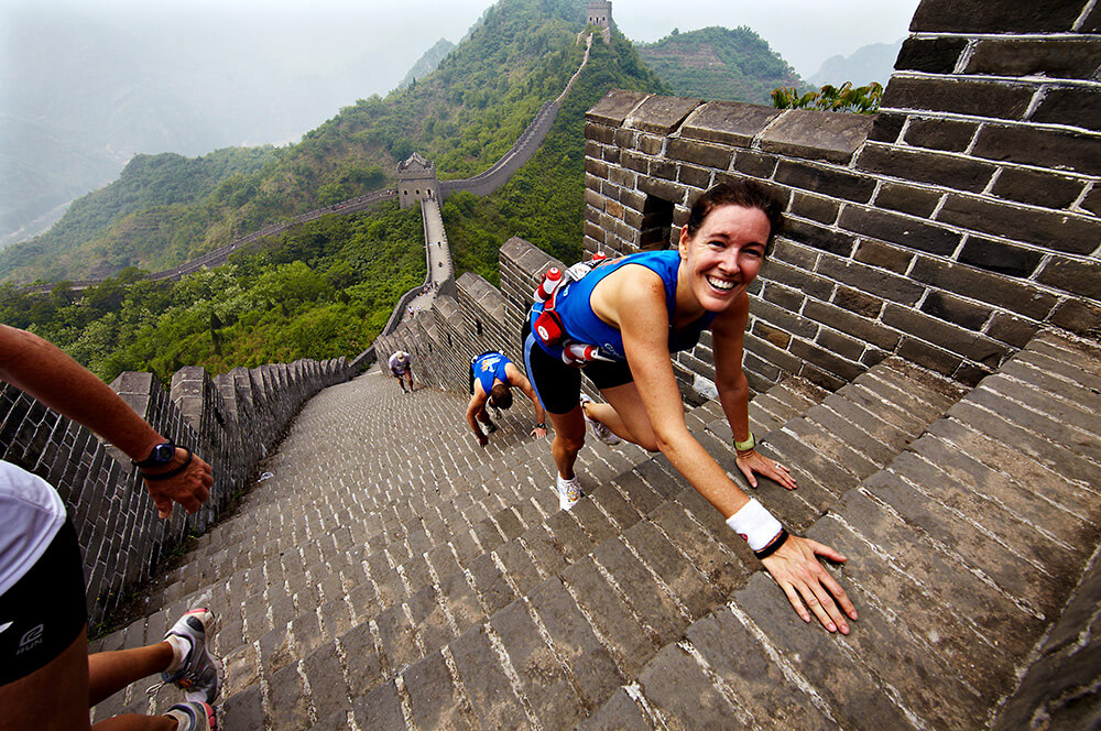 A Great Wall Marathon Participant